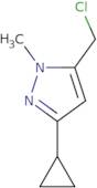 5-(Chloromethyl)-3-cyclopropyl-1-methyl-1H-pyrazole