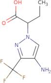 2-[4-Amino-3-(trifluoromethyl)-1H-pyrazol-1-yl]butanoic acid