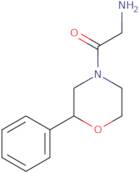 [2-Oxo-2-(2-phenylmorpholin-4-yl)ethyl]amine