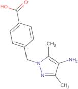 4-[(4-Amino-3,5-dimethyl-1H-pyrazol-1-yl)methyl]benzoic acid