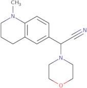 2-(1-Methyl-3,4-dihydro-2H-quinolin-6-yl)-2-morpholin-4-ylacetonitrile