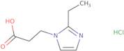 3-(2-Ethyl-1H-imidazol-1-yl)propanoic acid hydrochloride