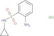 2-Amino-N-cyclopropylbenzene-1-sulfonamide hydrochloride