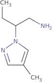 [2-(4-Methyl-1H-pyrazol-1-yl)butyl]amine
