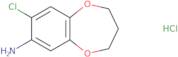 8-Chloro-3,4-dihydro-2H-1,5-benzodioxepin-7-amine hydrochloride