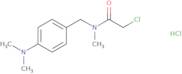 2-Chloro-N-{[4-(dimethylamino)phenyl]methyl}-N-methylacetamide hydrochloride