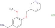 [3-Methoxy-4-(pyridin-3-ylmethoxy)phenyl]methanamine hydrochloride