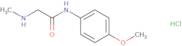 N-(4-Methoxyphenyl)-2-(methylamino)acetamide hydrochloride