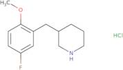 3-(5-Fluoro-2-methoxy-benzyl)-piperidine hydrochloride