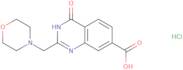 2-(Morpholin-4-ylmethyl)-4-oxo-3,4-dihydroquinazoline-7-carboxylic acid hydrochloride