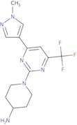 1-[4-(1-Methyl-1H-pyrazol-4-yl)-6-(trifluoromethyl)pyrimidin-2-yl]piperidin-4-amine