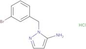 1-[(3-Bromophenyl)methyl]-1H-pyrazol-5-amine hydrochloride