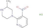 3-Methyl-1-(3-nitropyridin-2-yl)piperazinehydrochloride