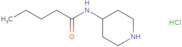 N-(Piperidin-4-yl)pentanamide hydrochloride