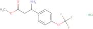 Methyl 3-amino-3-[4-(trifluoromethoxy)phenyl]propanoate hydrochloride