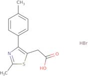 [2-Methyl-4-(4-methylphenyl)-1,3-thiazol-5-yl]acetic acid hydrobromide