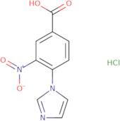 4-(1H-Imidazol-1-yl)-3-nitrobenzoic acid hydrochloride