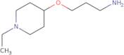 3-[(1-Ethylpiperidin-4-yl)oxy]propan-1-amine