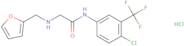 N-[4-Chloro-3-(trifluoromethyl)phenyl]-2-[(2-furylmethyl)amino]acetamide hydrochloride