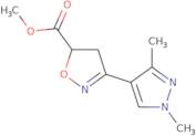 Methyl 3-(1,3-dimethyl-1H-pyrazol-4-yl)-4,5-dihydroisoxazole-5-carboxylate