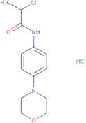 2-Chloro-N-[4-(morpholin-4-yl)phenyl]propanamide hydrochloride