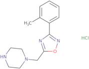 1-{[3-(2-Methylphenyl)-1,2,4-oxadiazol-5-yl]methyl}piperazine hydrochloride