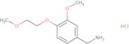 [3-Methoxy-4-(2-methoxyethoxy)phenyl]methanamine hydrochloride