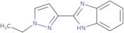 2-(1-Ethyl-1H-pyrazol-3-yl)-1H-1,3-benzodiazole