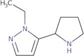 1-Ethyl-5-(pyrrolidin-2-yl)-1H-pyrazole