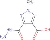 3-(Hydrazinecarbonyl)-1-methyl-1H-pyrazole-4-carboxylic acid