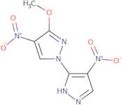 3-(3-Methoxy-4-nitro-1H-pyrazol-1-yl)-4-nitro-1H-pyrazole methyl 4-nitro-1H-pyrazol-5-yl ether