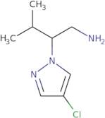 [2-(4-Chloro-1H-pyrazol-1-yl)-3-methylbutyl]amine