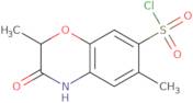 2,6-Dimethyl-3-oxo-3,4-dihydro-2H-benzo[b][1,4]oxazine-7-sulfonyl chloride