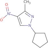 1-Cyclopentyl-3-methyl-4-nitro-1H-pyrazole