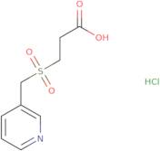 3-(Pyridin-3-ylmethanesulfonyl)propanoic acid hydrochloride