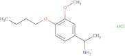 1-(4-Butoxy-3-methoxyphenyl)ethan-1-amine hydrochloride