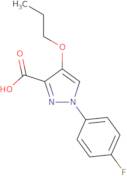 1-(4-Fluorophenyl)-4-propoxy-1H-pyrazole-3-carboxylic acid