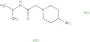 2-(4-Aminopiperidin-1-yl)-N-(propan-2-yl)acetamide dihydrochloride