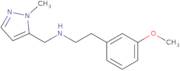 [2-(3-Methoxyphenyl)ethyl][(1-methyl-1H-pyrazol-5-yl)methyl]amine