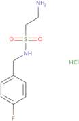 2-Amino-N-[(4-fluorophenyl)methyl]ethane-1-sulfonamide hydrochloride