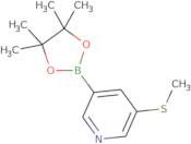 3-Methylsulfanyl-5-(4,4,5,5-tetramethyl-1,3,2-dioxaborolan-2-yl)pyridine