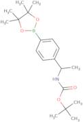 tert-Butyl N-[(1S)-1-[4-(tetramethyl-1,3,2-dioxaborolan-2-yl)phenyl]ethyl]carbamate