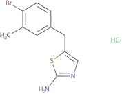 5-[(4-Bromo-3-methylphenyl)methyl]-1,3-thiazol-2-amine hydrochloride