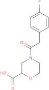 4-[2-(4-Fluoro-phenyl)-acetyl]-morpholine-2-carboxylic acid