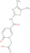 [5-(4,5-Dimethyl-thiazol-2-ylcarbamoyl)-2-oxo-2H-pyridin-1-yl]-acetic acid