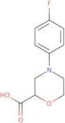 4-(4-Fluoro-phenyl)-morpholine-2-carboxylic acid