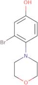 3-Bromo-4-(N-morpholino)phenol