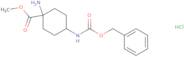 Methyl 1-amino-4-{[(benzyloxy)carbonyl]amino}cyclohexanecarboxylate hydrochloride