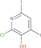 2-Chloro-4,6-diiodo-3-pyridinol