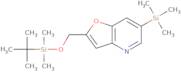 2-((tert-Butyldimethylsilyloxy)methyl)-6-(trimethylsilyl)furo[3,2-b]pyridine